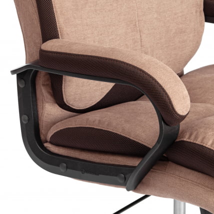 Кресло руководителя Дуке метал БЛ ткань, светло-коричневый, КУБ 03/ТВ-24 / Duke metal BL KUB 03/TW-24_7