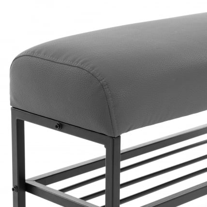 Банкетка-обувница Чарли Лукс/Чарли Люкс Чарли Лукс/Чарли Люкс БО экокожа , Шарп Графит / Charli Lux/Чарли Charli Lux/Чарли Sharp_2