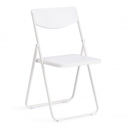 Стул складной ФОЛДЕР (мод. 3016) каркас: металл, сиденье/спинка: пластик, 48,5 х 48 х 82,5 см, вхите (белый) / FOLDER (mod. white_0