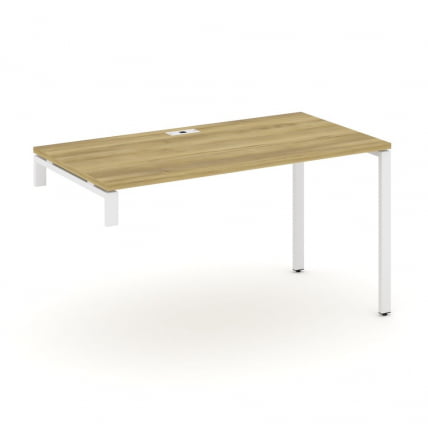 Стол надставка на опорную тумбу CОНCЕПТ CН.ОСН-003 Дуб Винченцо Белый / CONCEPT CN.OSN-003_0