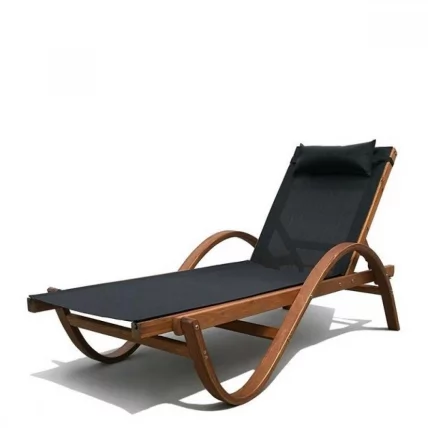 Шезлонг-лежак Мальта АФМ-511 Блаcк / AFM-511 Black_1