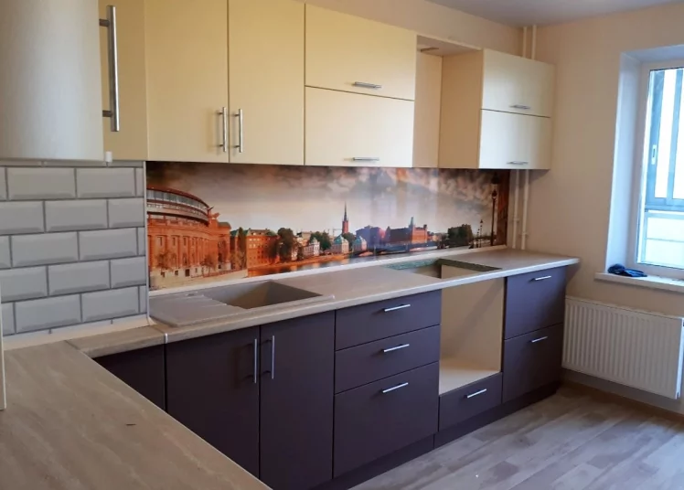 Глянцевый фартук (КОМПОЗИТ) КМ 23 / KM_1