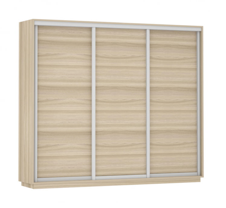 Шкаф-купе трехдверный Экспресс Трио Элемент 2400х2400х Ясень шимо светлый / 2400х2400h_0