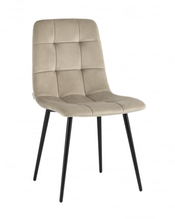 Стул Одди велюр Бежевый_0