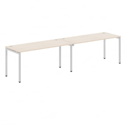 Стол двойной КСТЕН-С КСВСТ 3270 Бук тиара/серый / XTEN-S XWST_0