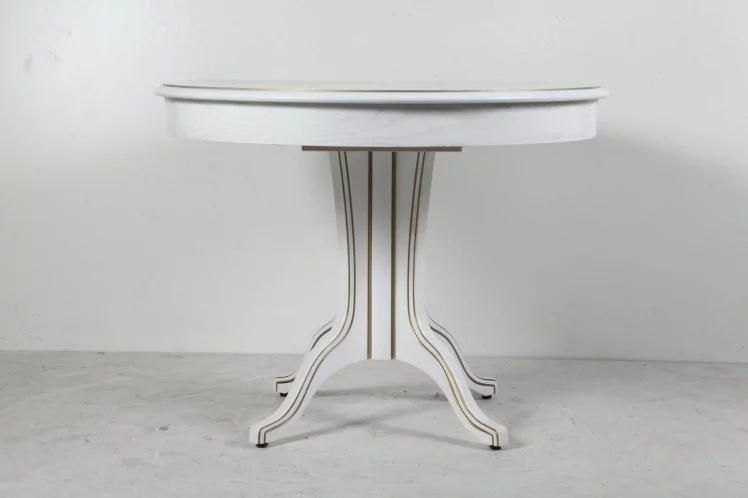 Стол обеденный Орион-5 (д1200) тон 1 с золотой патиной / (d1200)_1