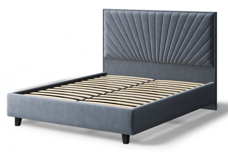 Кровать Леона, 2000кс1600мм, серый / 2000x1600мм,_1