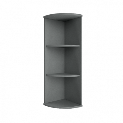 Стеллаж средний угловой Рива А.УС-2 Серый / Riva_0