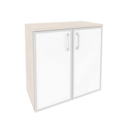 Шкаф низкий широкий ОНИКС О.СТ-3.2Р вхите Денвер Светлый / ONIX O.ST-3.2R white_0