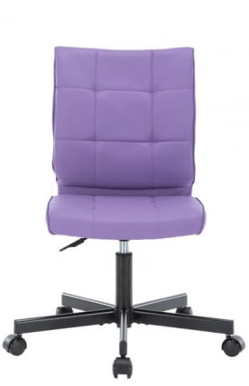 Кресло для персонала Еверпроф ЕП-300 Экокожа Сиреневый / Everprof EP-300_1