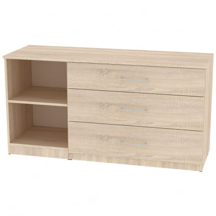 Комод Калисто(К48)699х1352х468ручкарейлинг160мм(Белый) / Калисто(K48)699х1352х468ручкарейлинг160мм(Белый)_1