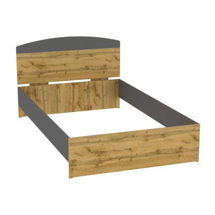 Кровать Алиса(Л22)1247х903х2063(ДВ-Графит) / Алиса(L22)1247х903х2063(ДВ-Графит)_0