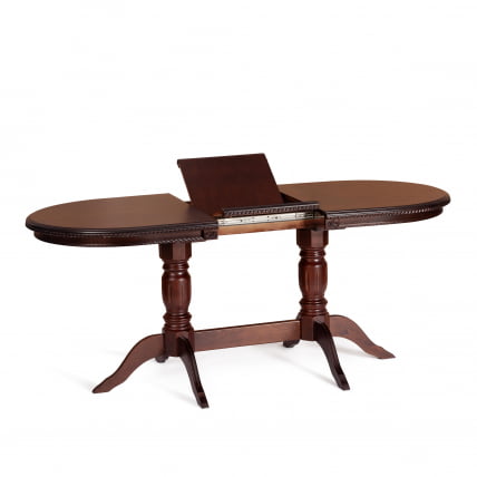 Стол CОППОЛА бук, мдф, 140+40кс80кс77см, Тобаcко, узор прямой / COPPOLA 140+40x80x77см, Tobacco,_5