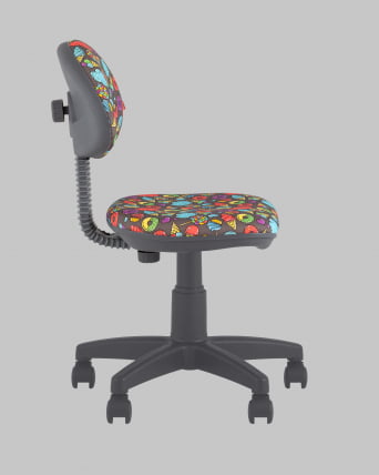 Кресло компьютерное детское УМКА свеетс серый пластик / sweets_6