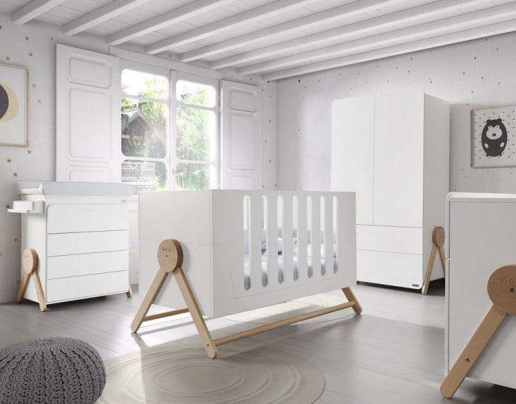 Кроватка 140кс70 Микуна Свинг Биг Вхите/Скандинавиан / 140x70 Micuna Swing Big White/Scandinavian_3