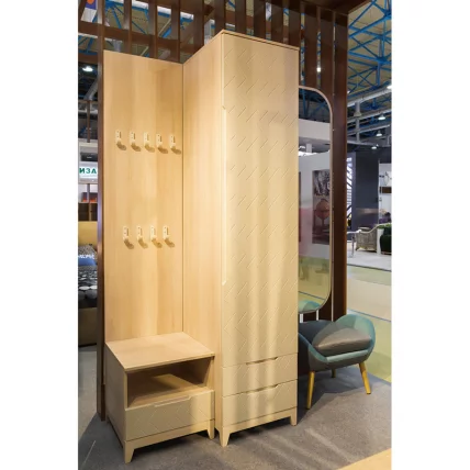 Шкаф универсальный Сканди с ящиками Жемчужно-белый_8