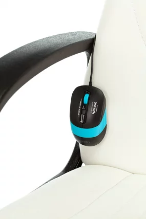 Геймерское кресло Бюрократ ЗОМБИЕ РУННЕР Белый-голубой / ZOMBIE RUNNER_8