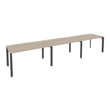 Рабочая станция на П-образном м/к ОНИКС О.МП-РС-3.3.8 Дуб Аттик/Антрацит / ONIX O.MP-RS-3.3.8_0