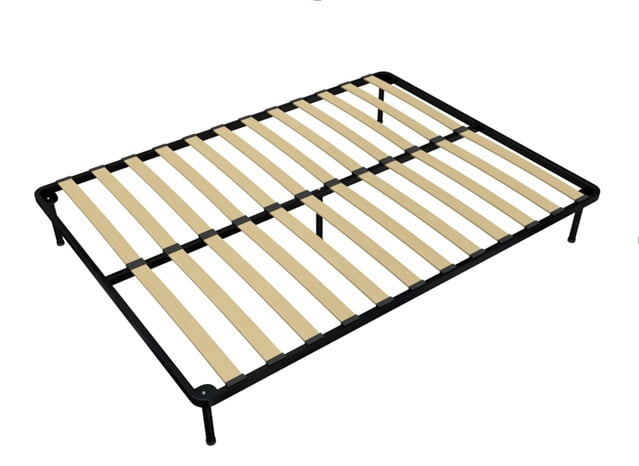 Ортопедическое основание двуспальное с ламелями 1600х2000 (черный)_0
