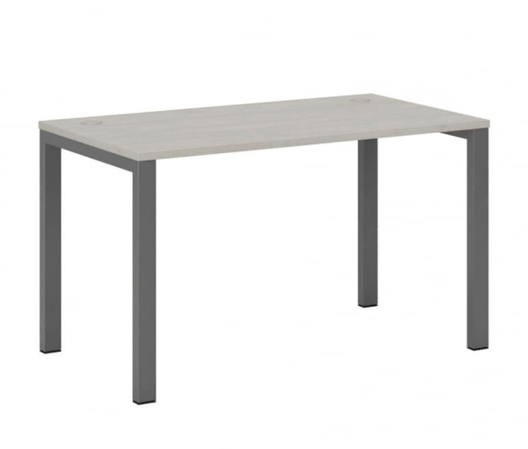 Стол письменный на металлоопорах Нев Лине НЛН36312224 Дуб шамони светлый / New Line NLN36312224_0