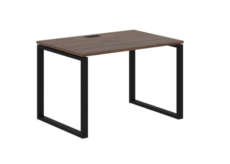 Стол письменный ЕДИС ЕКСТ 1180 Дуб Денвер темный Черный / EDIS EQST_0