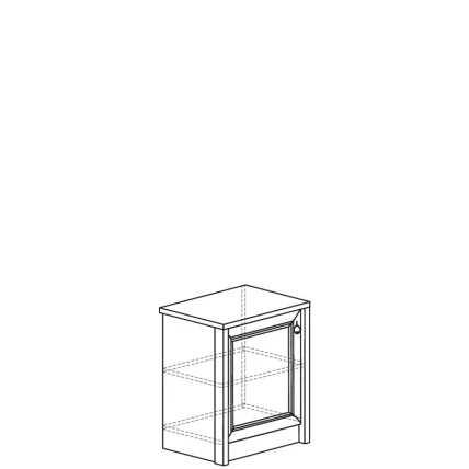 Тумба для обуви Флоренция 646 Дуб Гарвард_1