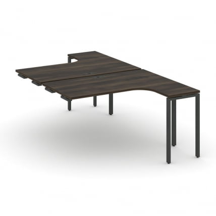 Рабочая станция-приставка к опорным тумбам CОНCЕПТ CН.ДСАПР-002 Дуб Мали Черный / CONCEPT CN.DSAPR-002_0