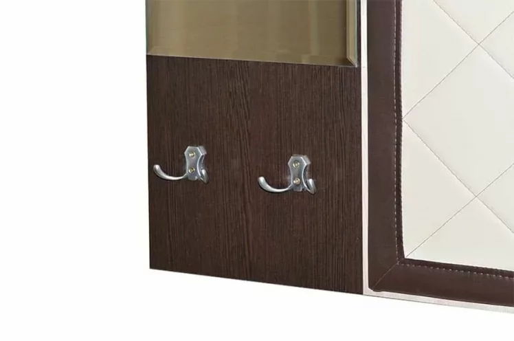 Вешало настенное Ольга 6 Ясень шимо светлый Венге_3