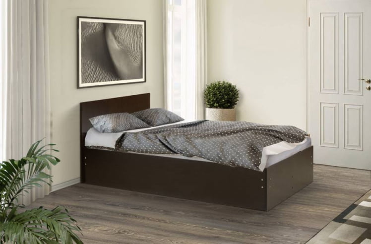 Кровать на уголках №4 1400*1900 Ясень Анкор светлый_0