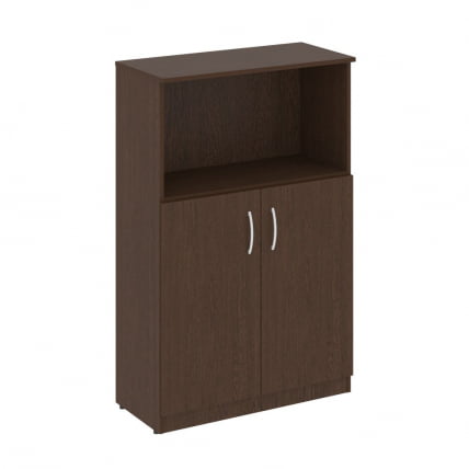 Шкаф средний широкий (2 низкие двери ЛДСП) НОВА С В.СТ-2.1 Венге Цаво / NOVA S_0