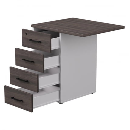 Тумба приставная с топом Еверпроф ЕВО 254Т2203 Дуб Пасадена Белый / Everprof EVO_1