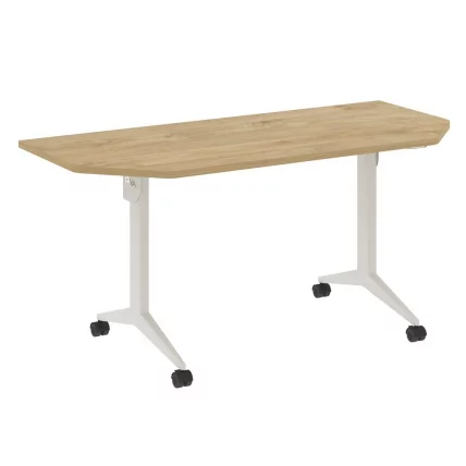 Стол складной мобильный КС-Пулл КС.М-7.Т2 Тиквуд Светлый/Белый / X-Pull X.M-7.T2_0