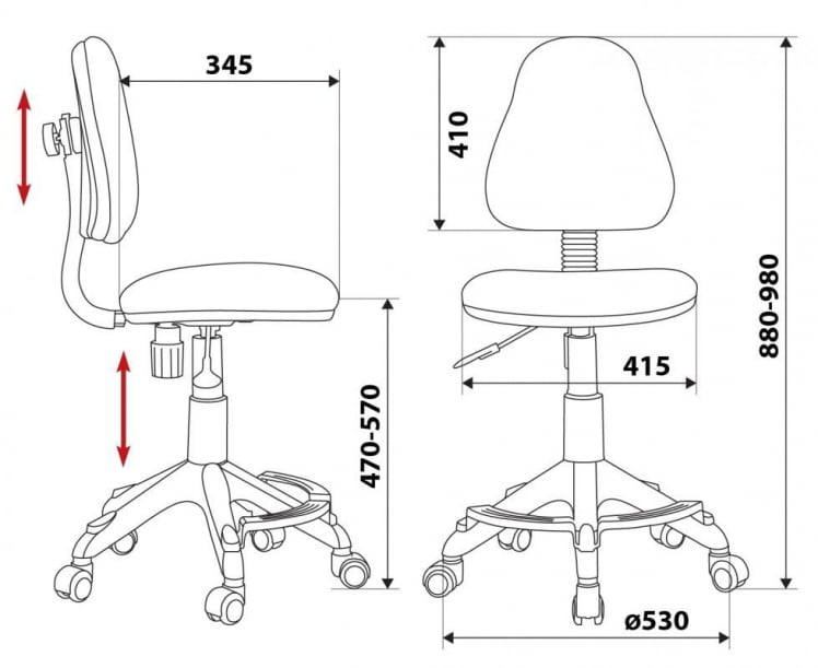 Кресло детское Бюрократ КД-4-Ф/ГИРАФФЕ / KD-4-F/GIRAFFE_4