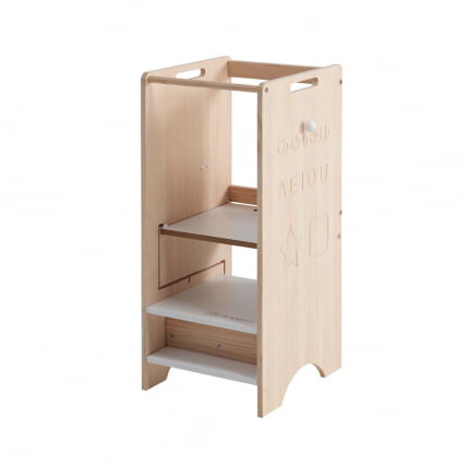 Стул-подставка Микуна Тротта МОНТ-1872 Ватервоод/Вхите / Micuna Trotta MONT-1872 Waterwood/White_2