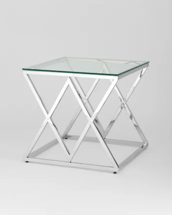 Журнальный стол ИНСИГНИЯ 55кс55 Серебро / 55x55_1