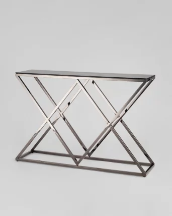 Консоль ИНСИГНИЯ 115кс30 Темный хром стекло смоке / 115x30 smoke_1