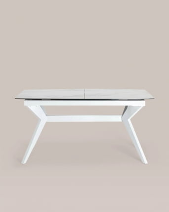 Стол обеденный Аркада раскладной 160-210кс90 Керамика светлая / 160-210x90_2