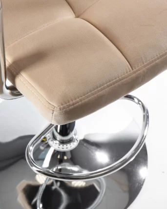 Стул барный ДОБРИН КРУГЕР АРМ Бежевый велюр МДЖ9-10 / DOBRIN KRUGER ARM MJ9-10_6