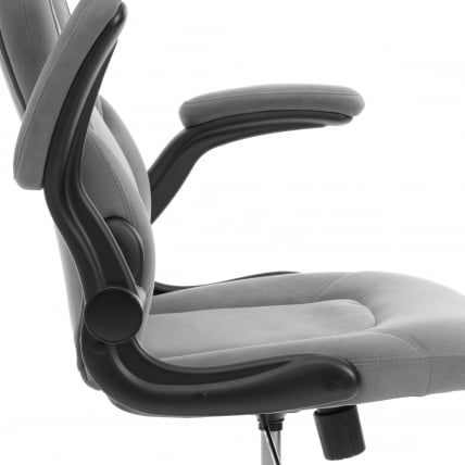 Кресло геймерское БАЗУКА металБЛ велюр, серый, 29 / BAZUKA metalBL_7