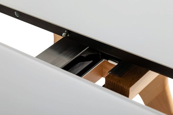 Стол раскладной Нарвик Гласс 140-180 Аутоматиc Натур/Лигхт матте гласс / Glass Automatic Natur/Light matte glass_8