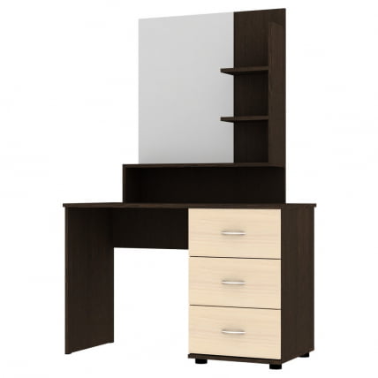 Туалетный столик Алиса(C5)1511х1001х459ручкаскоба96мм(Венге-ДМ) / Алиса(C5)1511х1001х459ручкаскоба96мм(Венге-ДМ)_0