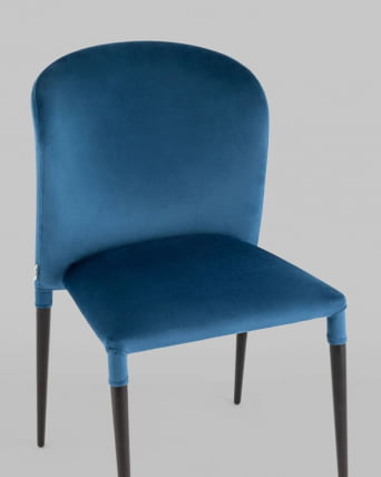 Стул Лори велюр Синий_3
