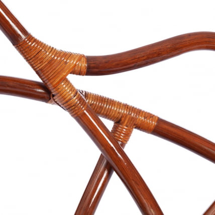 Кресло вращающееся ФЛОРЕС 5005 /без подушки/ Пекан (орех) / FLORES Pecan_6