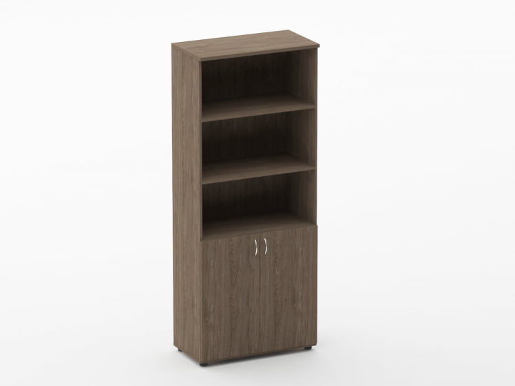 Шкаф высокий полуоткрытый Твин 16.16.141 Дуб Верцаска / Twin_0