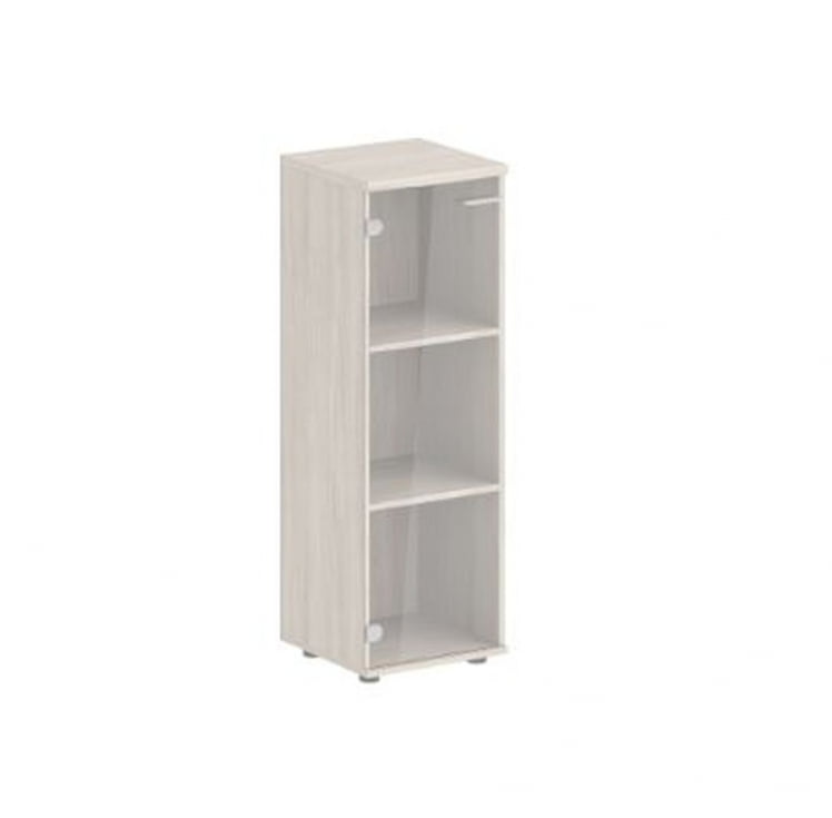 Шкаф средний со стеклом Сигма СГ.814.ОЛ.ГЛ Дуб светлый / Sigma SG.814.OL.GL_0