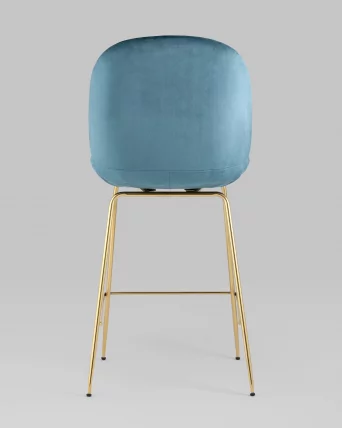Стул полубарный Беетле со спинкой голд Маренго / Beetle gold_4