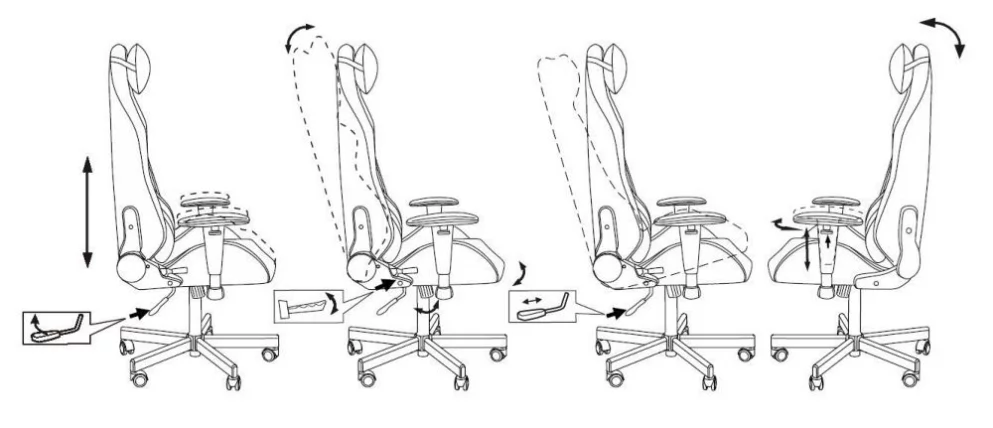 Геймерское кресло КНИГХТ ЕКСПЛОРЕ Б / KNIGHT EXPLORE B_18