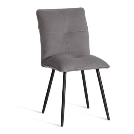 Стул обеденный Свеет велюр, серый/черный, 29, 46х55х88 / Sweet_0