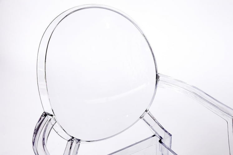 Кресло МЕДЭЛИОН (мод. 922) пластик, 56,5*53,2*92,5см, бесцветный / MEDALION (mod._6