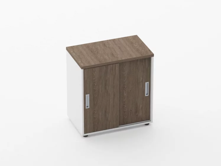 Тумба-купе Дека 9.02.07 Дуб Верцаска/Белый / Deka_0